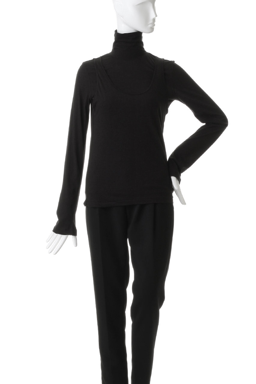 IIROT(イロット)｜Cotton Cashmere トップス/ブラック の通販