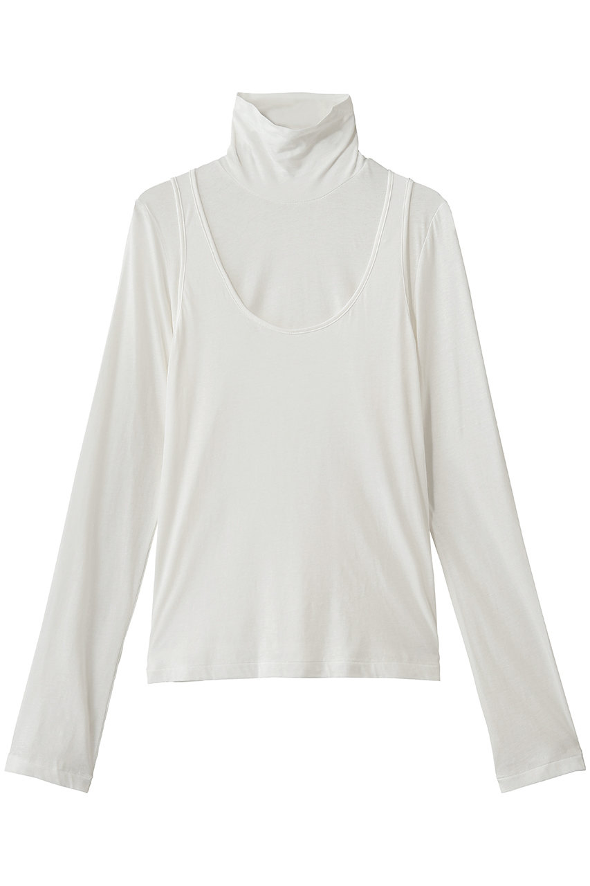イロット/IIROTのCotton Cashmere トップス(ホワイト/035-026-CT021)