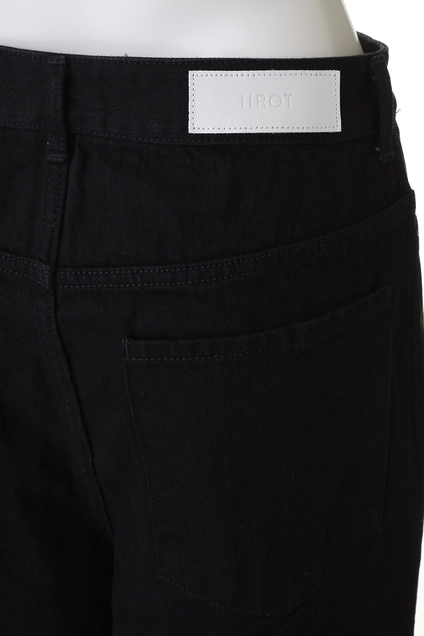 IIROT(イロット)｜ストレートジーンズ/ブラック の通販｜ELLESHOP