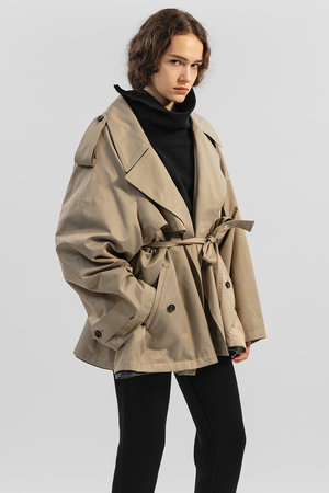 イロット/IIROTの【予約販売】Chambray トレンチ オーバーコート