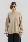Lambs Wool クルーネック ニットプルオーバー