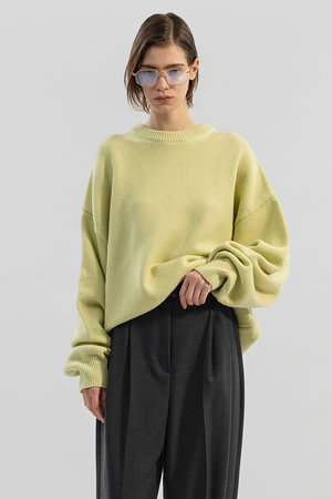 イロット/IIROTの【予約販売】Lambs Wool クルーネック ニットプルオーバー