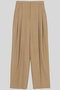 ウール ブレンド タック パンツ イロット/IIROT ミドル ベージュ