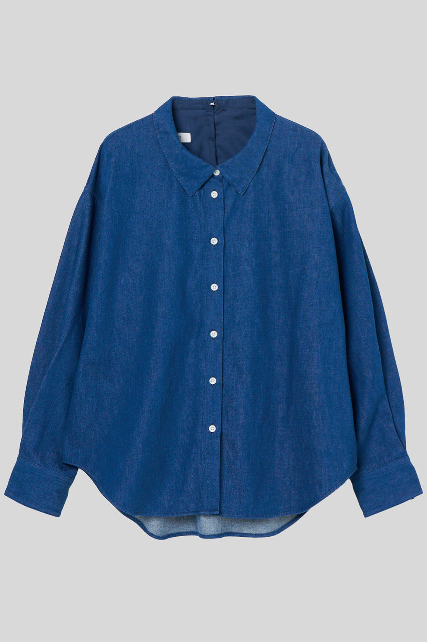 IIROT INDIGO デニムシャツ (インディゴ, F) イロット ELLE SHOP IIROT INDIGO デニムシャツ (インディゴ, F) イロット ELLE SHOP