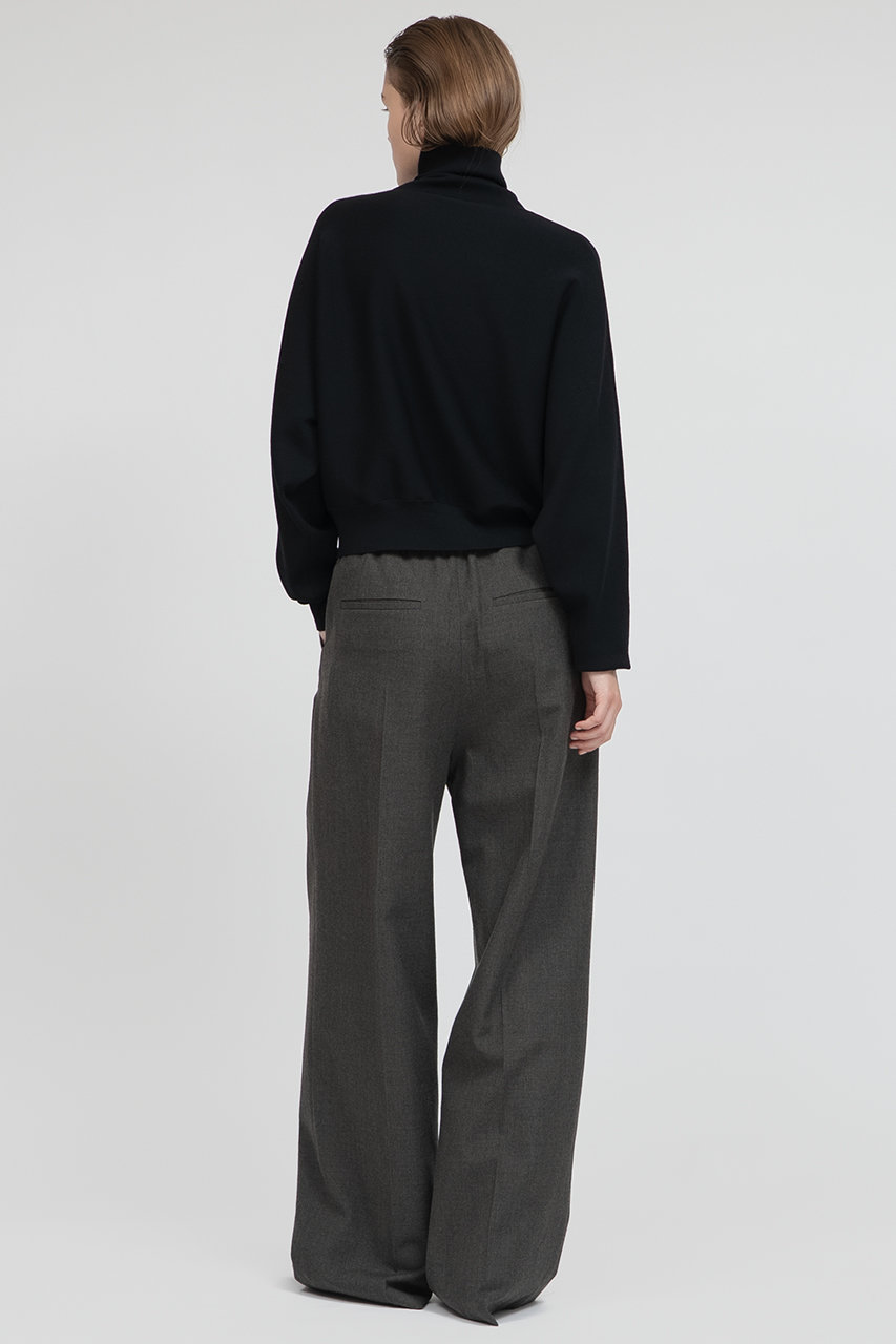 IIROT(イロット)｜ウール サージ スラック/カーキ の通販｜ELLESHOP