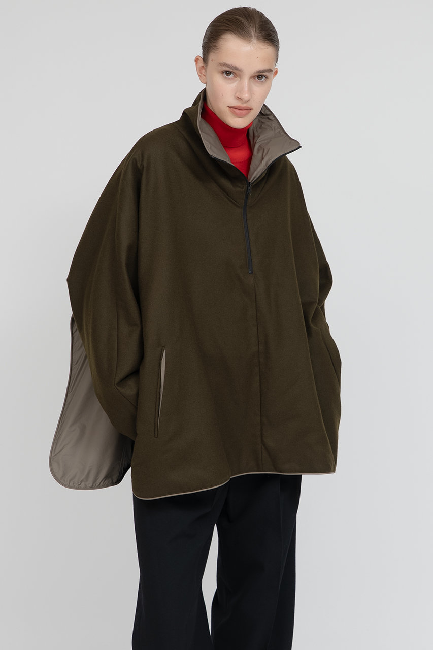 IIROT(イロット)｜タフタ ナイロン プルオーバー/カーキ の通販