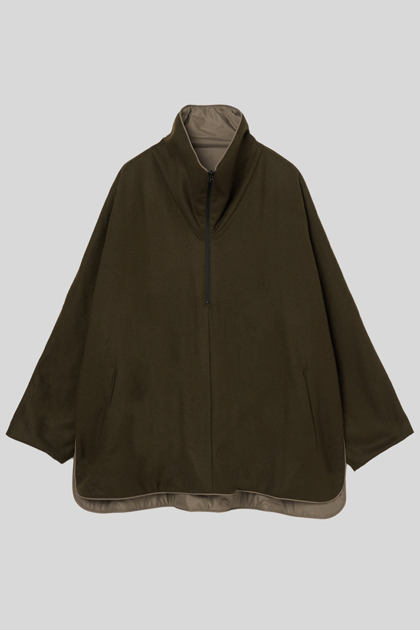 IIROT(イロット)｜タフタ ナイロン プルオーバー/カーキ の通販