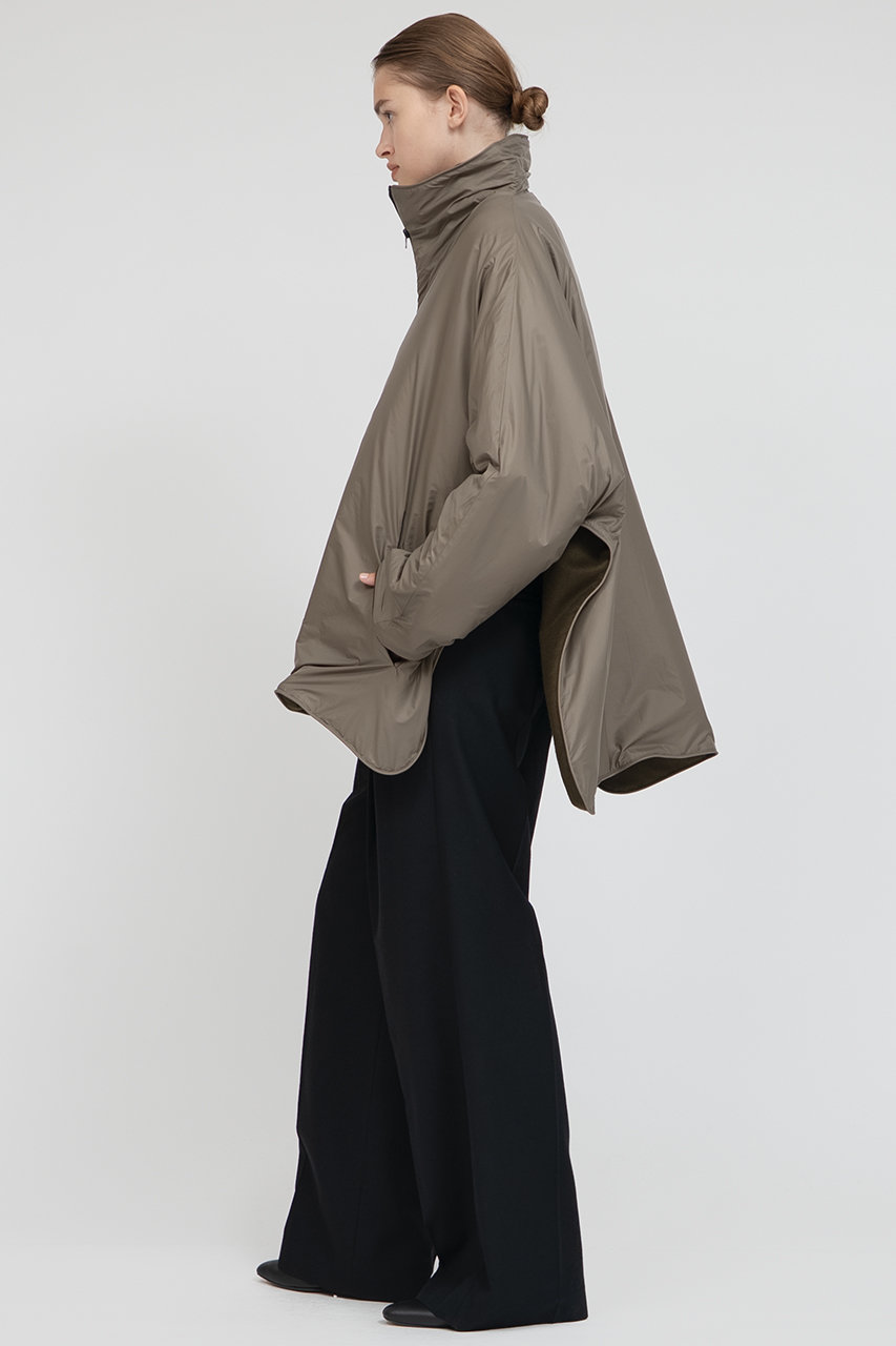 IIROT(イロット)｜タフタ ナイロン プルオーバー/カーキ の通販