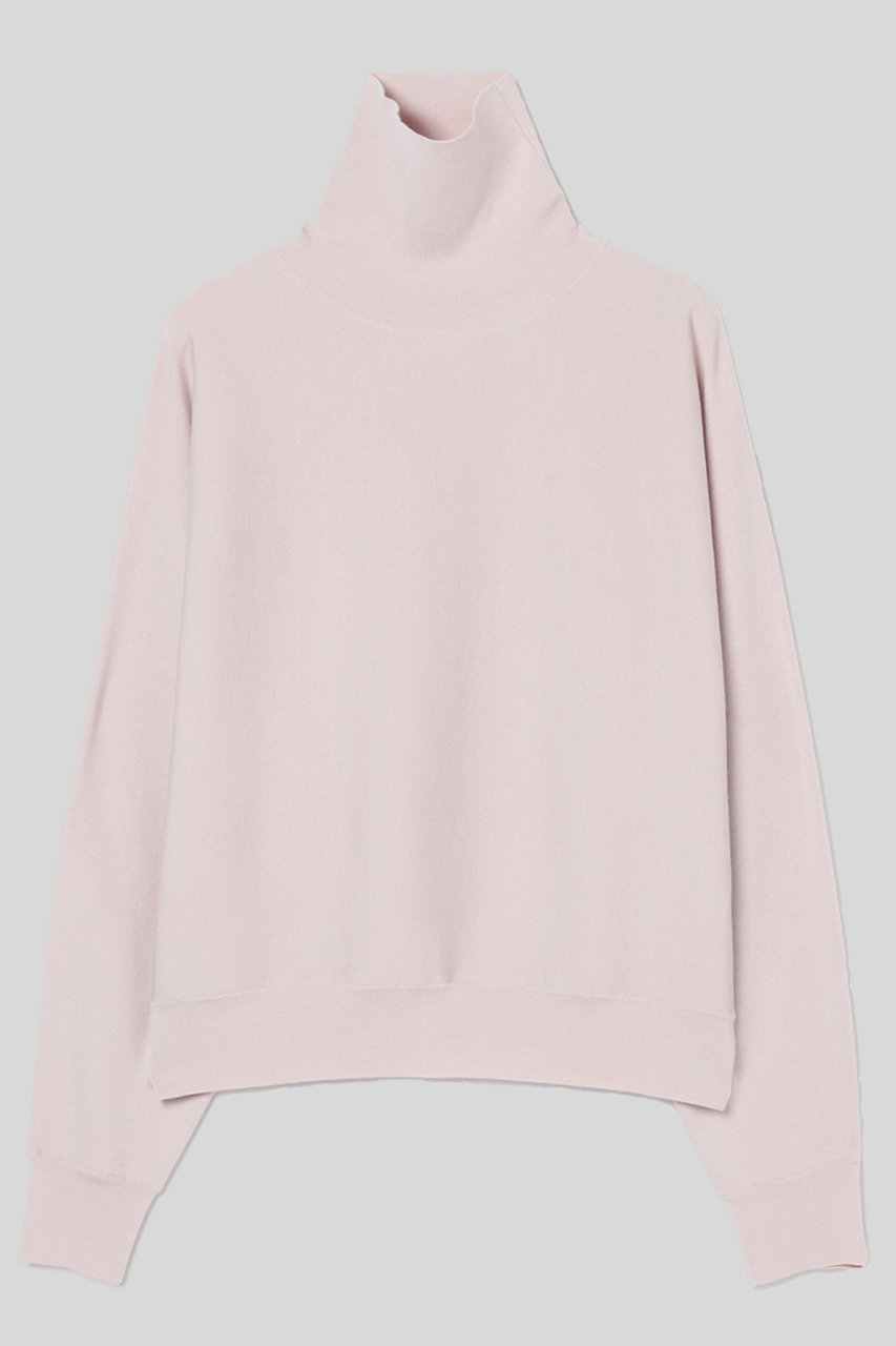 ウール シルク タートル ニット