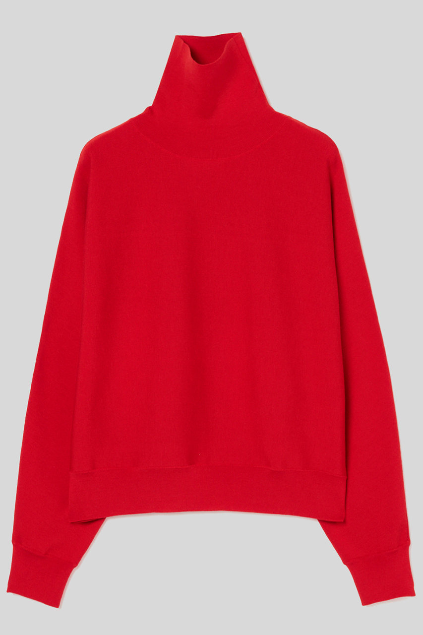 ウール シルク タートル ニット