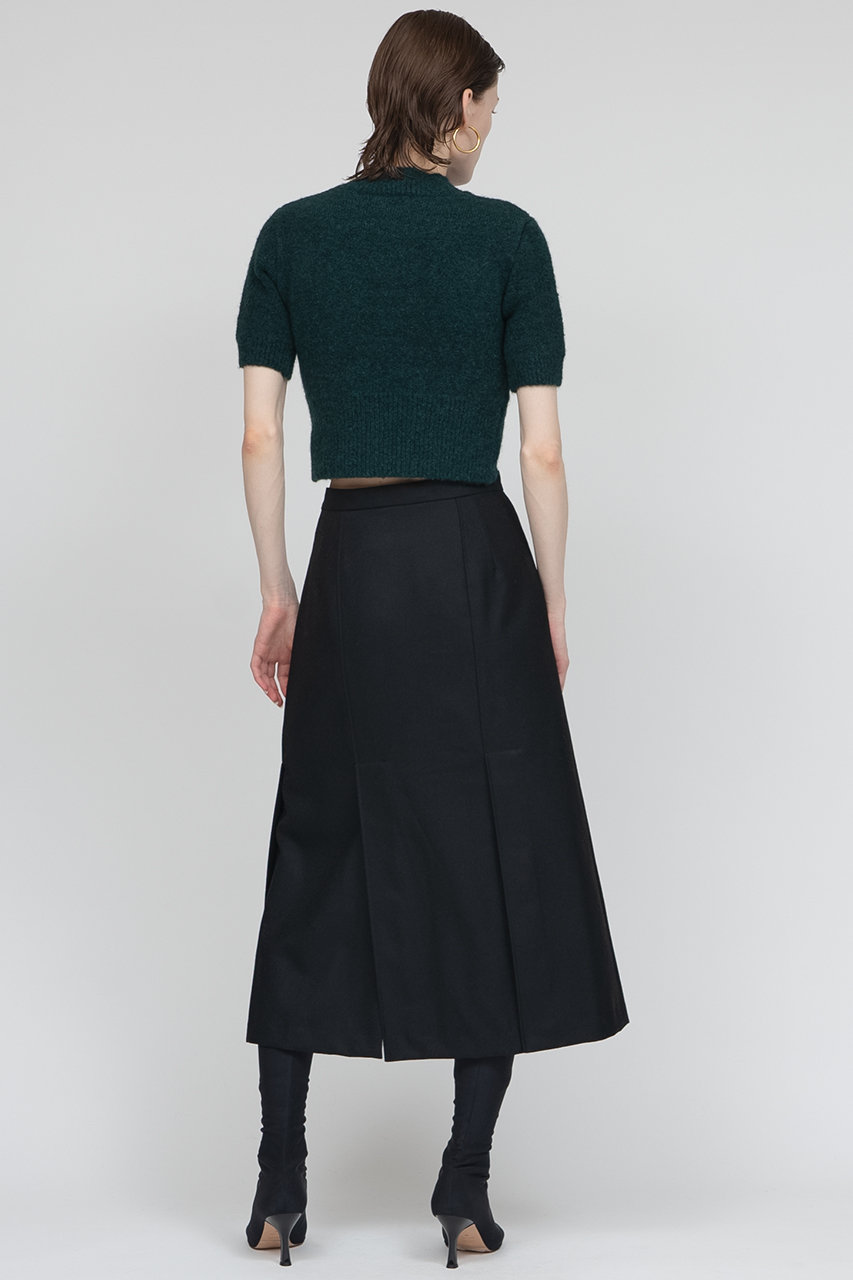 IIROT(イロット)｜フランネル スカート/ブラック の通販