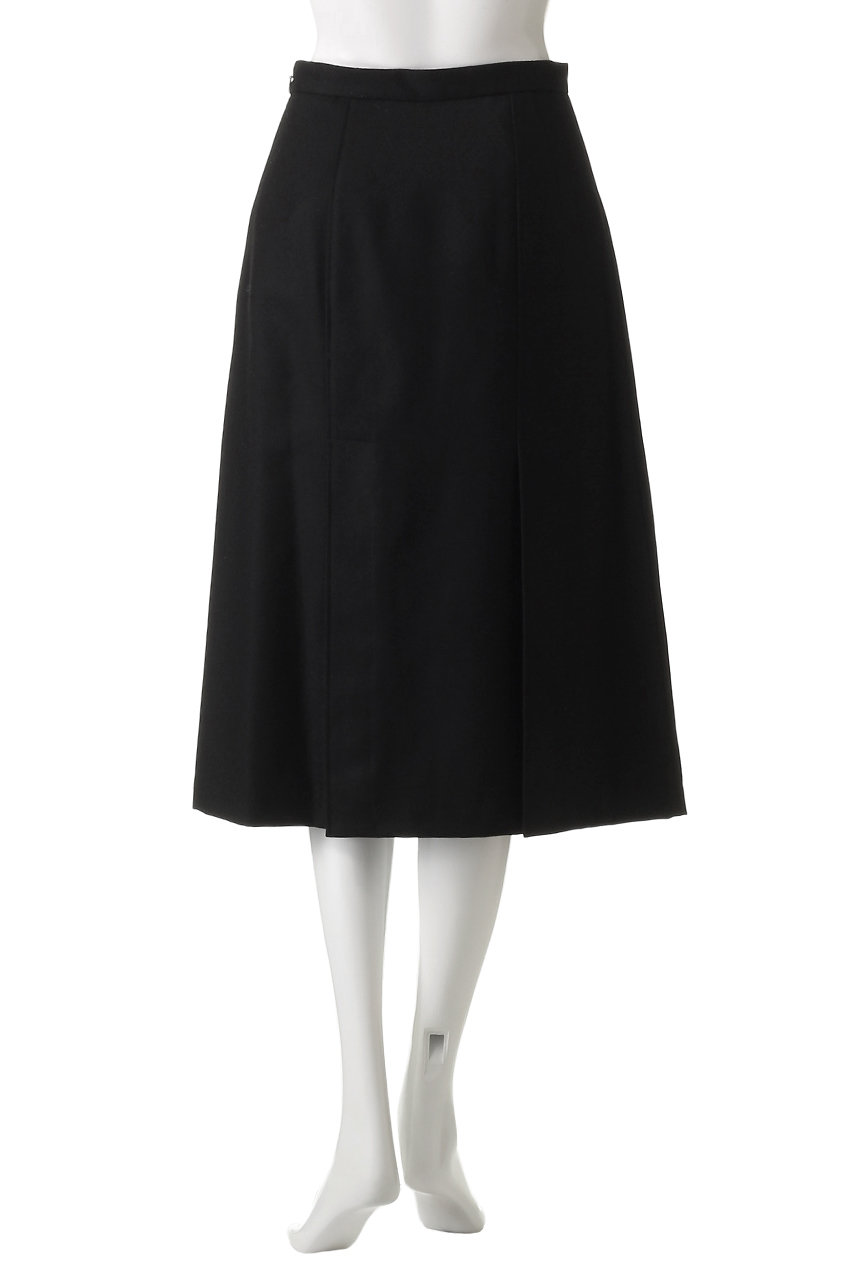 IIROT ブラック ロングスカート IIROT(イロット)｜フランネル スカート/ブラック の通販