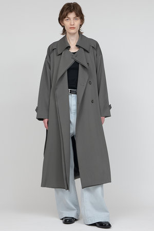 レア✨ella_selectshopエラ テントシルエットコート ネイビー レア✨ella_selectshopエラ テントシルエットコート ネイビー