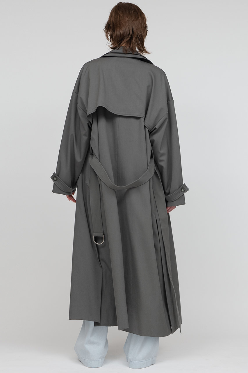 IIROT(イロット)｜ギャバジン トレンチ コート/ダークストーン の通販