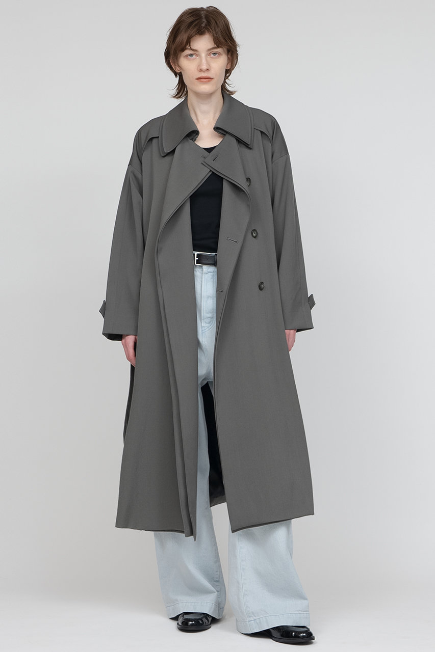 IIROT(イロット)｜ギャバジン トレンチ コート/ダークストーン の通販