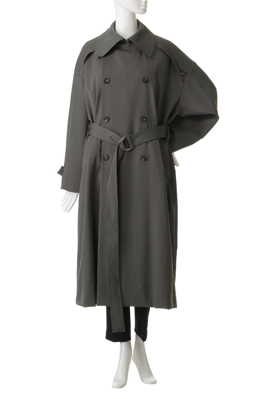 iirot コート IIROT(イロット)｜ギャバジン トレンチ コート/ダークストーン の通販