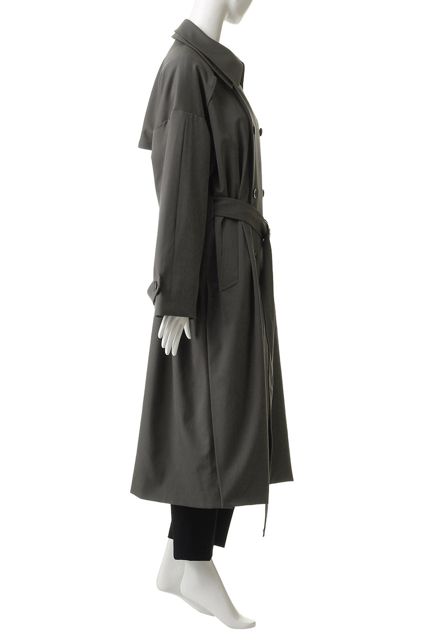 iirot コート IIROT(イロット)｜ギャバジン トレンチ コート/ダークストーン の通販