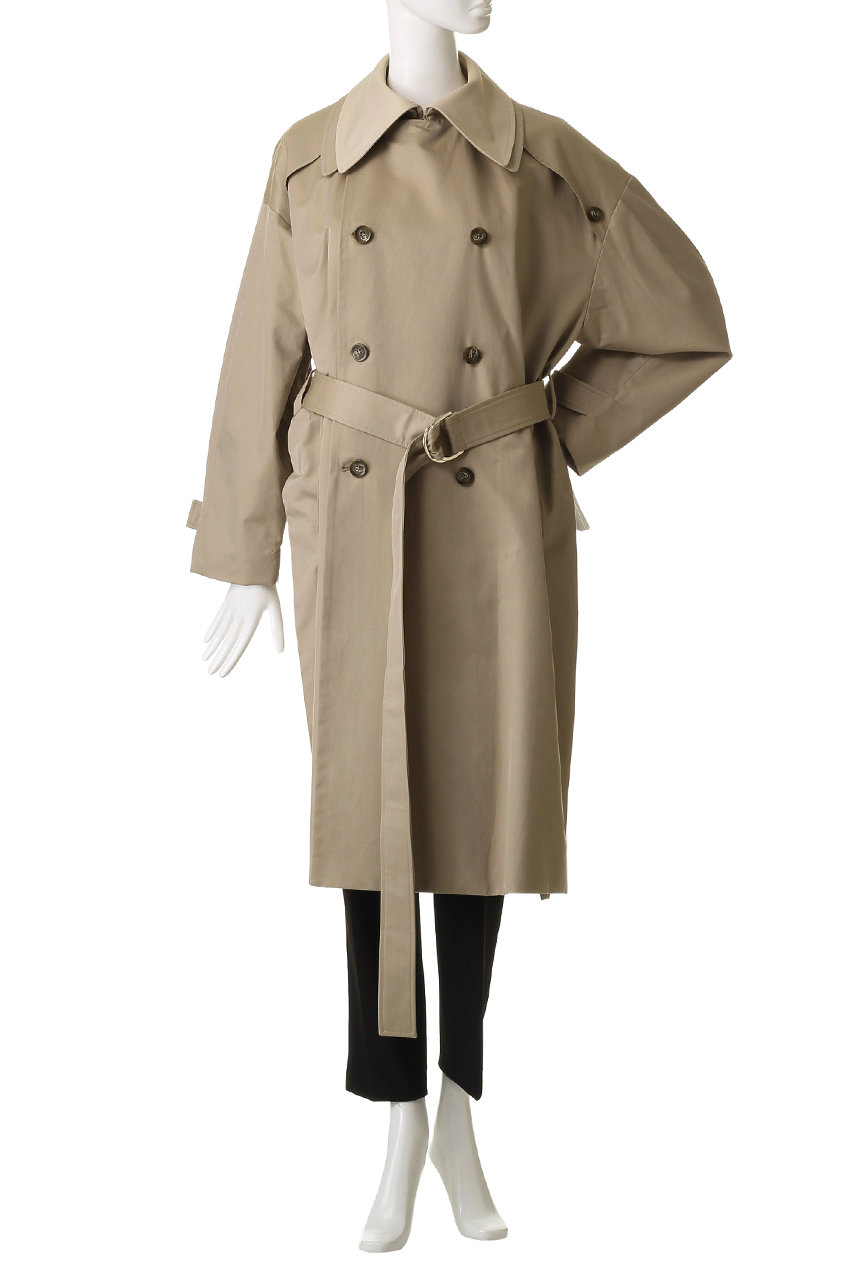 IIROT(イロット)｜ハイ カウント コットン トレンチ コート/ベージュ