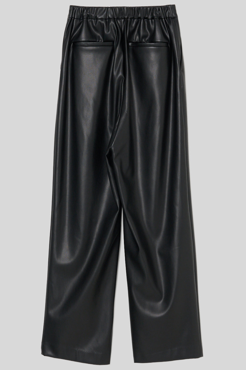 IIROT イロット 24ss シンセティック レザーパンツ 36 黒 ブラック IIROT(イロット)｜シンセティック レザー パンツ/ブラック の