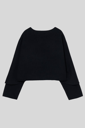 イロット/IIROTのダブル クロス ケープ