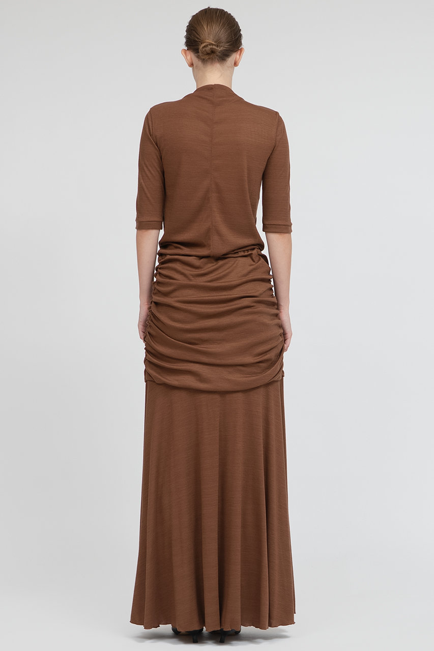 IIROT(イロット)｜ハイゲージ ウールトップス/サドルブラウン の通販