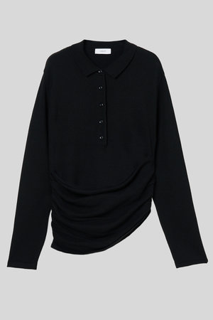 イロット/IIROTのカシミヤ ポロ ニット(110300/110301)