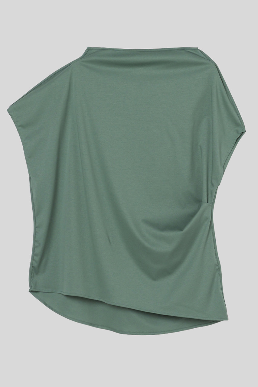 イロット/IIROTの【予約販売】サイドタック コットン トップス(フレンチグリーン/034-026-CT017)