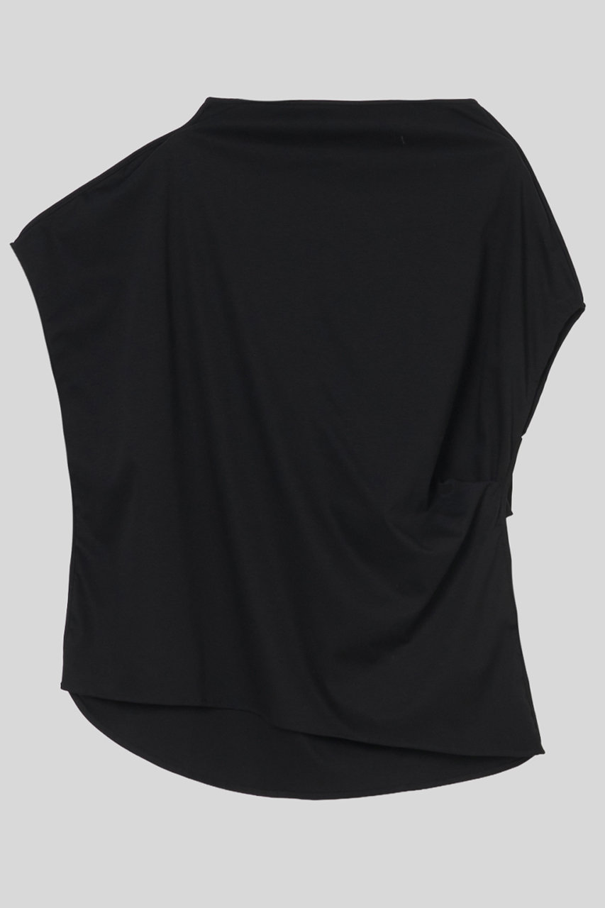 イロット/IIROTの【予約販売】サイドタック コットン トップス(ブラック/034-026-CT017)