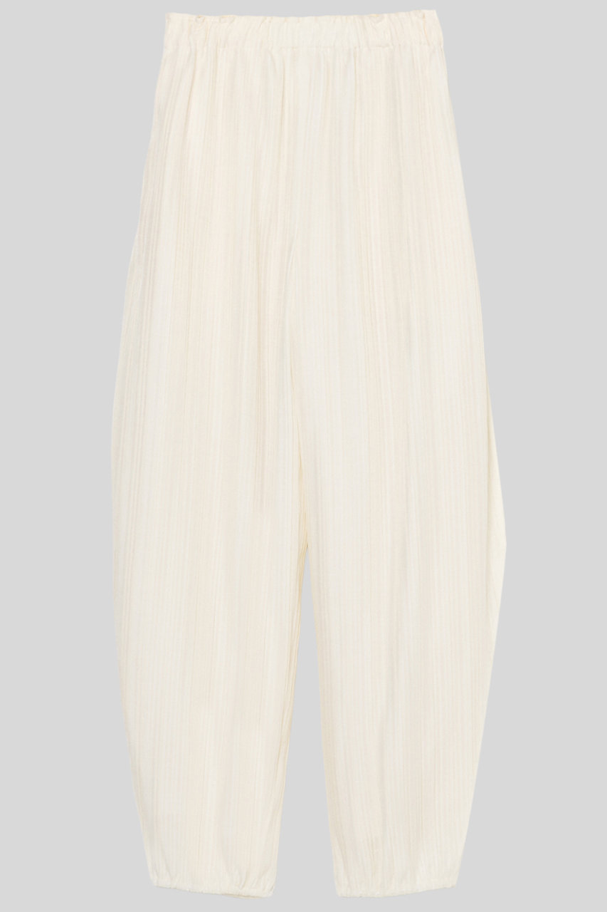 イロット/IIROTの【予約販売】プリーツ　イージー パンツ(ホワイト/034-026-WP017)