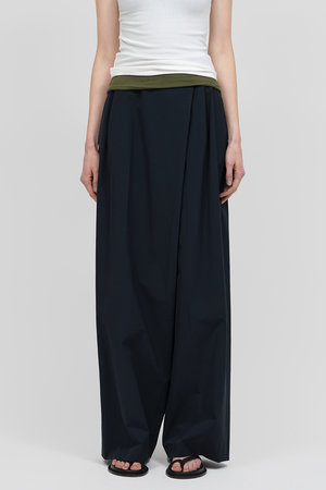 イロット/IIROTのnylon cotton cross パンツ(110600/110601)
