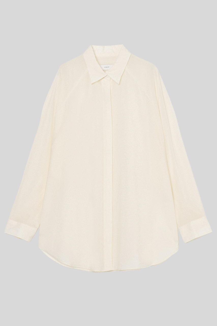 イロット/IIROTの【予約販売】ライトシアー シャツ(エクリュ/034-026-WSH60)