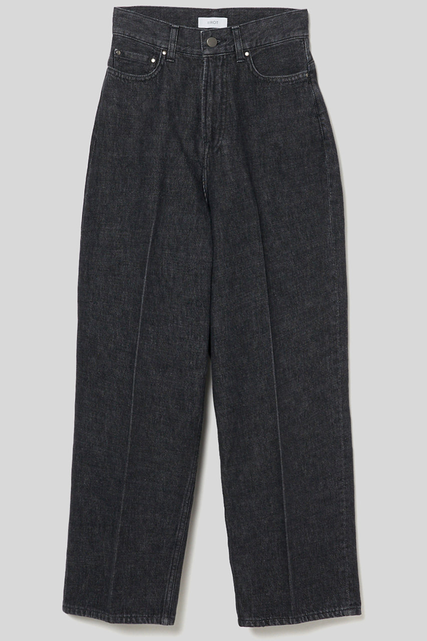 イロット/IIROTの【予約販売】テーパード ジーンズ(ブラック/034-026-D005)