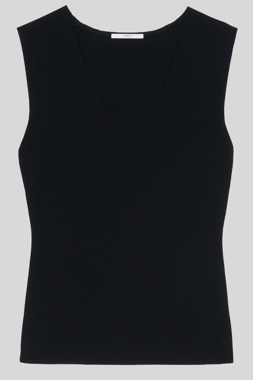 イロット/IIROTの【予約販売】スクエア ニット(ブラック/034-026-KT026)