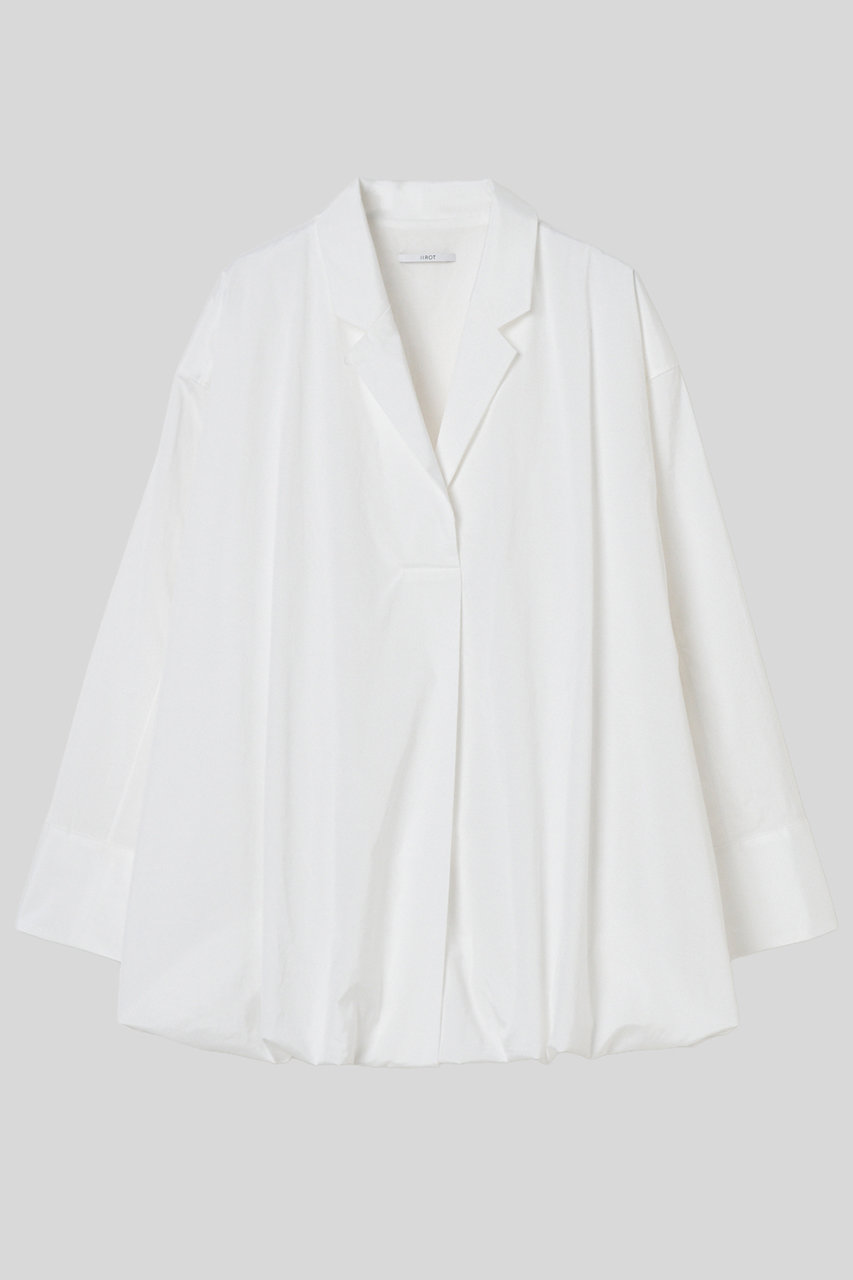 イロット/IIROTのcotton lawn ブラウス(ホワイト/033-026-WSH54)