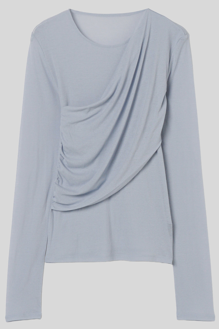 イロット/IIROTの【予約販売】skin touch ロング スリーブ(セルリアンブルー/033-026-CT018)