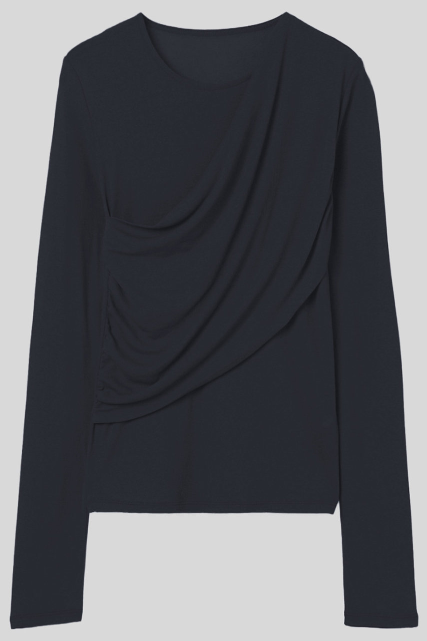 イロット/IIROTの【予約販売】skin touch ロング スリーブ(ネイビー/033-026-CT018)