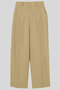 Acetate polyester パンツ イロット/IIROT ゴールデンサンド