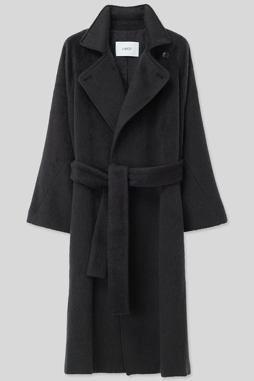 IIROT Kid mohair コート (グレー, F) イロット ELLE SHOP