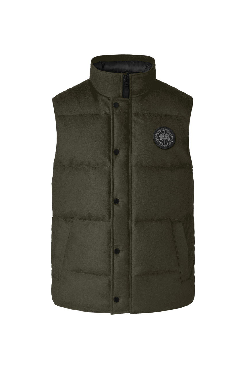 カナダグース/CANADA GOOSEの【MEN】4151M1 Garson Vest ガーソンベスト ウール(ミリタリーグリーンメランジ/4151M1)