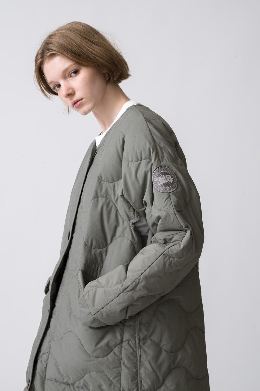 CANADA　GOOSE(カナダグース)｜【日本限定】3595W　MAYFIELD　JACKET　メイフィールドジャケット/セージブラッシュ　の通販｜ELLESHOP・(エル・ショップ)