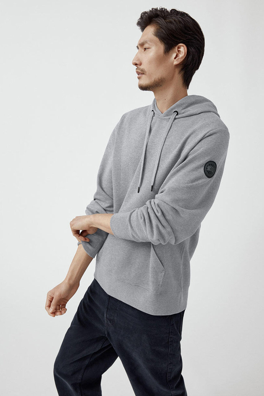 カナダグース＊メンズ Huron Hoody ヒューロン フーディー ヒューロン フルジップ フーディー ブラックレーベル(7401MB