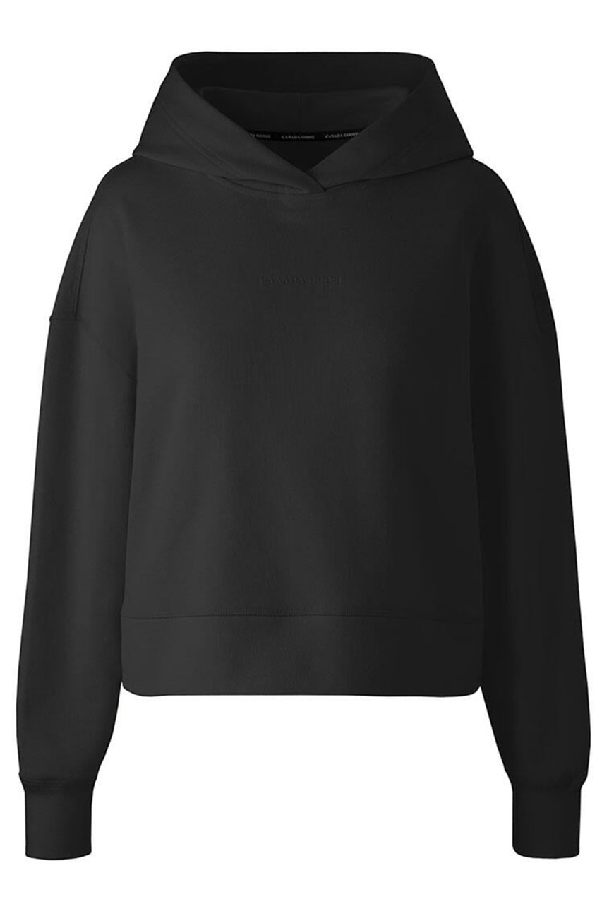 カナダグース/CANADA GOOSEの7408W MUSKOKA RELAXED HOODY マスコーカ リラックス フーディー(ブラック/7408W)