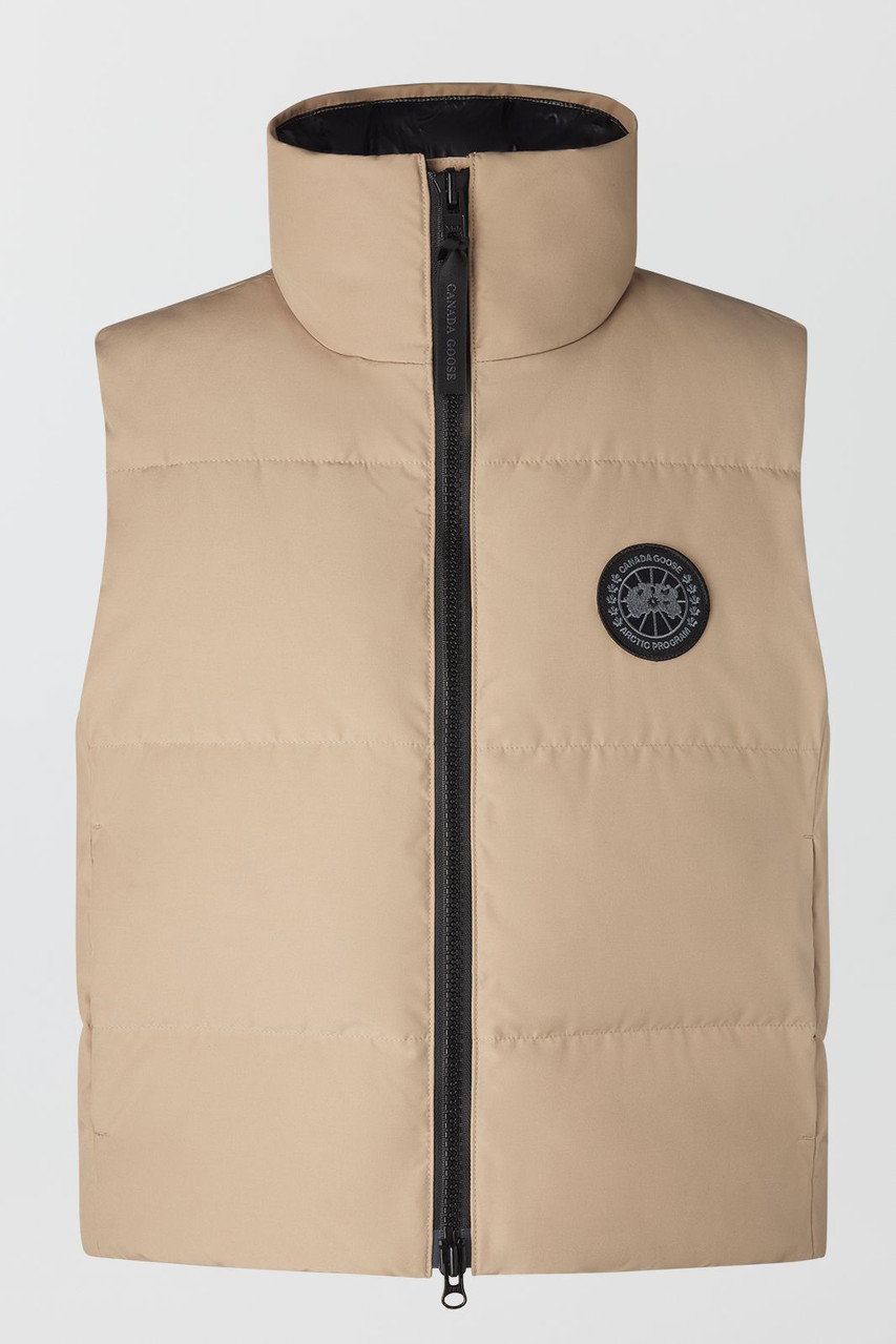 CANADA GOOSE(カナダグース)｜2267WB Grandview Cropped Vest BL グランドビュー クロップド ベスト/デザートサンド  の通販｜ELLESHOP・(エル・ショップ)