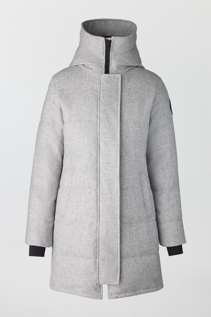 カナダグース/CANADA GOOSEの【予約販売】3802WB3 Shelburne Parka Wool シェルバーンパーカ ウール(ライトグレーメランジ/3802WB3)