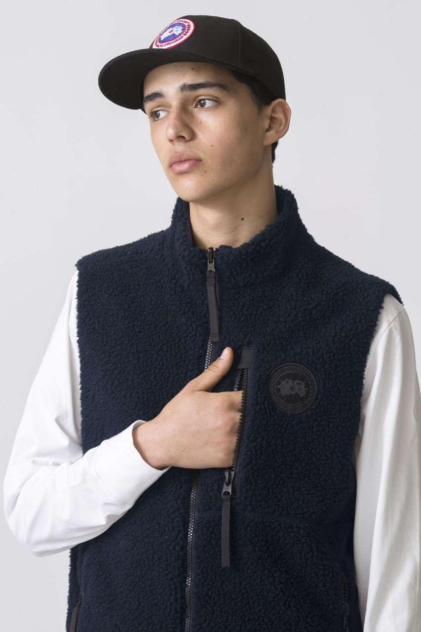 CANADA GOOSE(カナダグース)｜【MEN】2464MBA Kinross Reversible Fleece Vest  BL/アトランティックネイビー の通販｜ELLESHOP・(エル・ショップ)