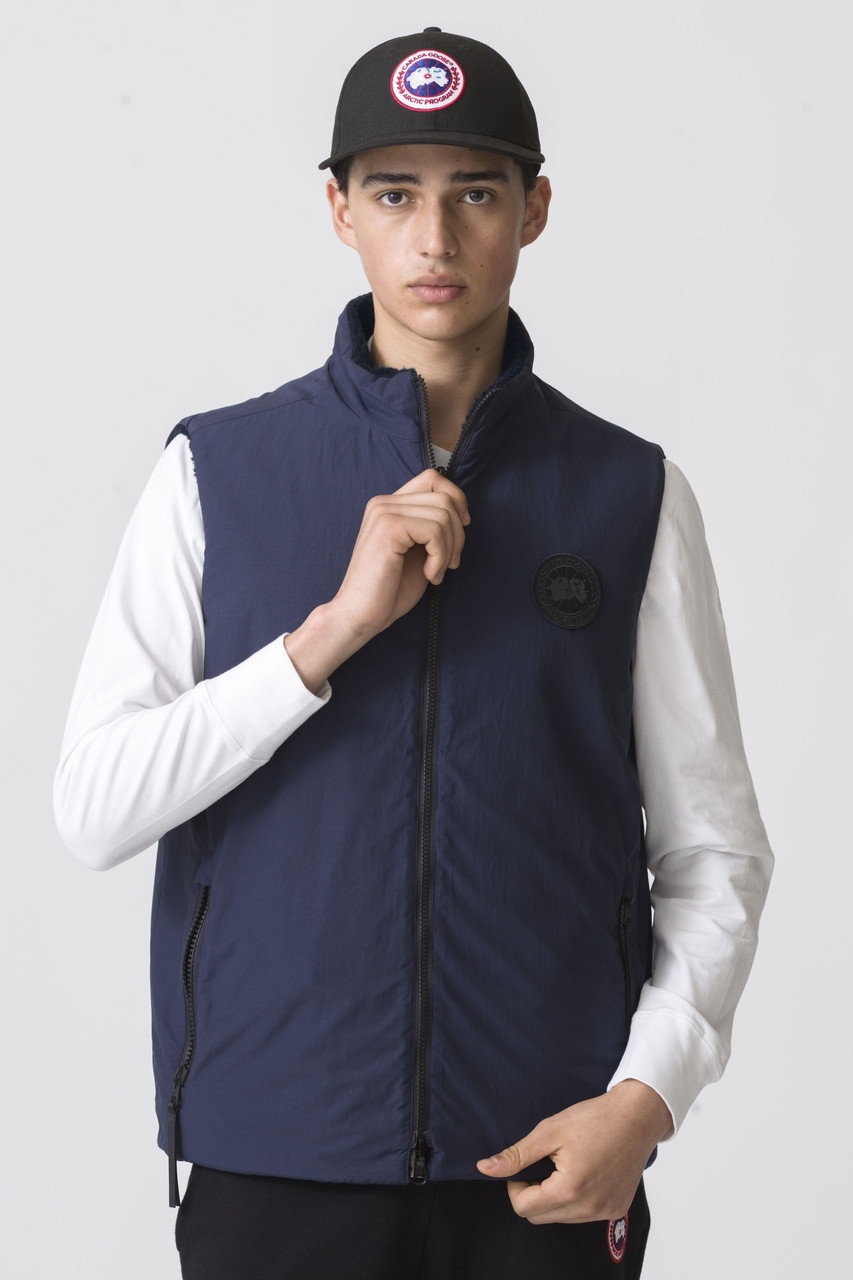 CANADA GOOSE(カナダグース)｜【MEN】2464MBA Kinross Reversible Fleece Vest  BL/アトランティックネイビー の通販｜ELLESHOP・(エル・ショップ)