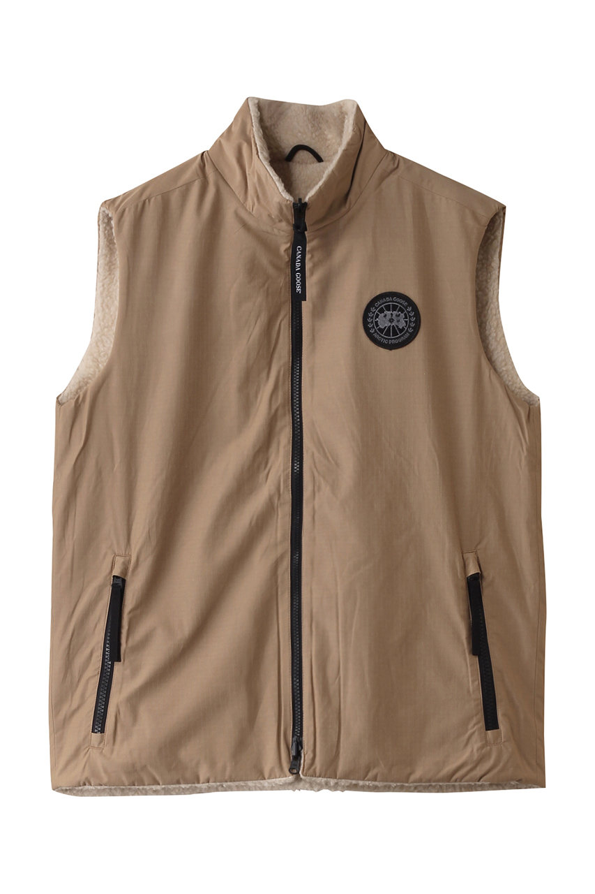 カナダグース/CANADA GOOSEの【MEN】2464MBA Kinross Reversible Fleece Vest BL(タン/2464MBA)