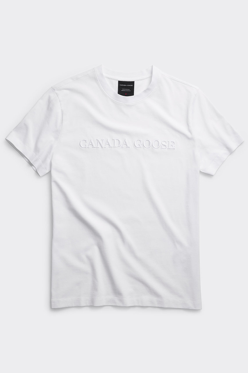 カナダグース/CANADA GOOSEの【MEN】1420M2 Emersen T-Shirt エマーソン Tシャツ(ホワイト/1420M2)