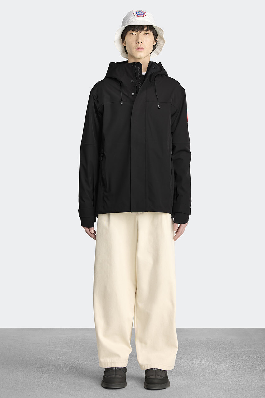 Canada Gooseカナダグース ナイロンレインジャケットMサイズブラック