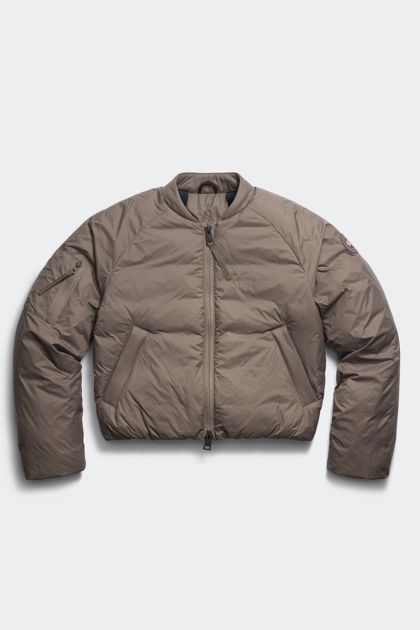 CANADA GOOSE 2758WT Elba Bomber エルバ ボンバー (トープグレー, XS) カナダグース ELLE SHOP
